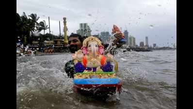 1st day of Ganpati immersion louder than 2016’s final day
