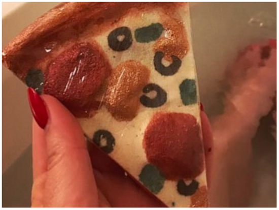Pizza bath bombs are here, and we can't keep calm!