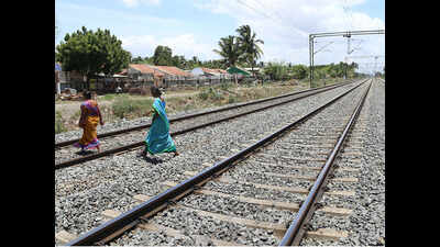 Third incident of train track clip removal in a month in Bareilly