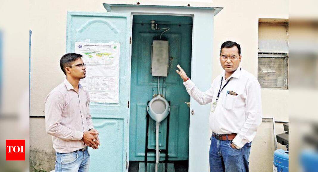 Neeri scientists develop mechanical lowcost flusher to improve rural toilets Nagpur News
