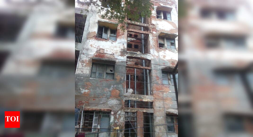 DESU Colony flats in dilapidated condition Times of India