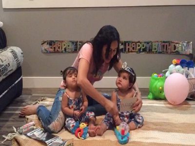 Karanvir Bohra's twins in Canada give him the best birthday gift; watch video