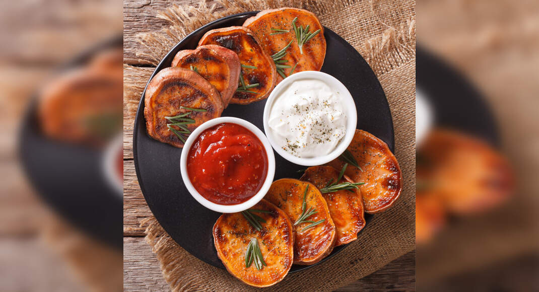 Grilled Sweet Potatoes Recipe: How to Make Grilled Sweet Potatoes Recipe | Homemade Grilled Sweet Po