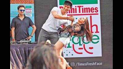 <strong></strong>Lady Irwin girls shake a leg with Viren Barman