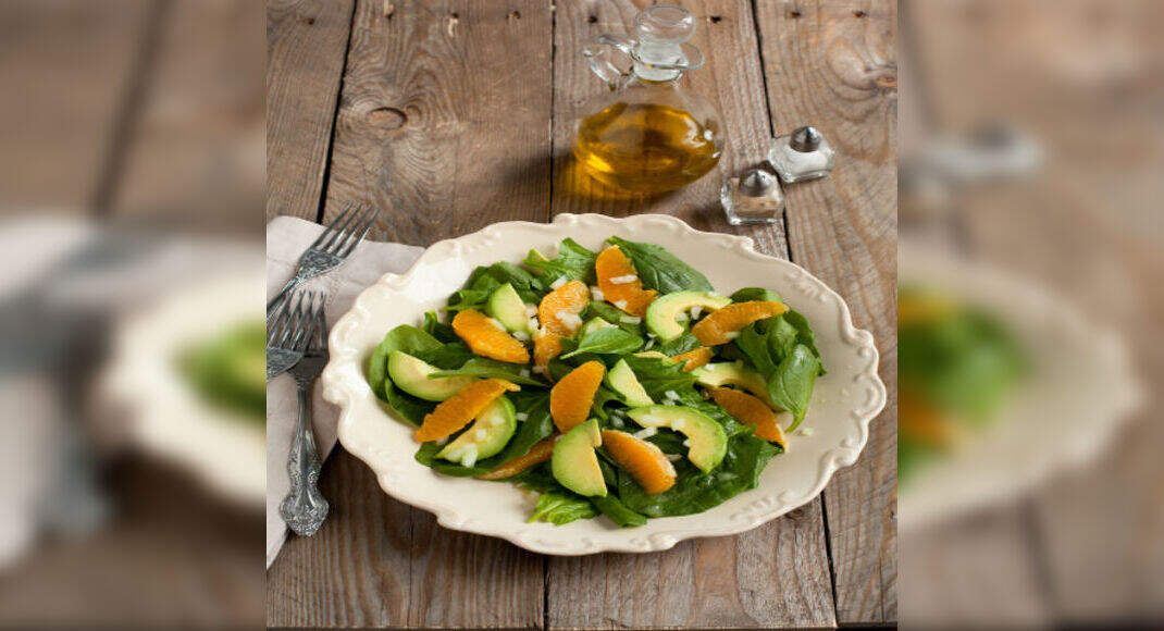 Orange and Avocado Salad Recipe: How to Make Orange and Avocado Salad Recipe | Homemade Orange and A