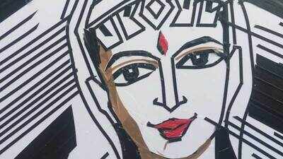 Tape art makes a splash in Chennai