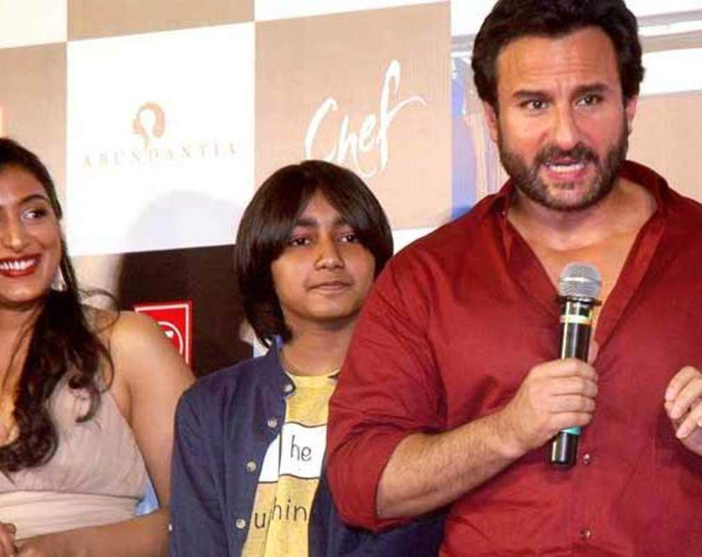 
Actor Saif Ali Khan launches the trailer of 'Chef'
