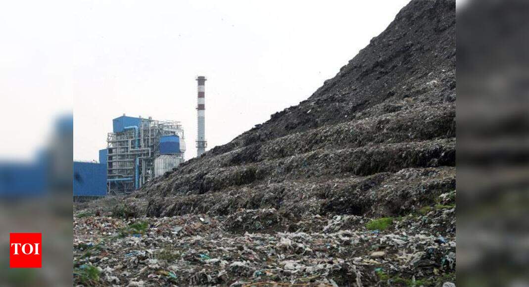 ghazipur landfill collapse Times of India