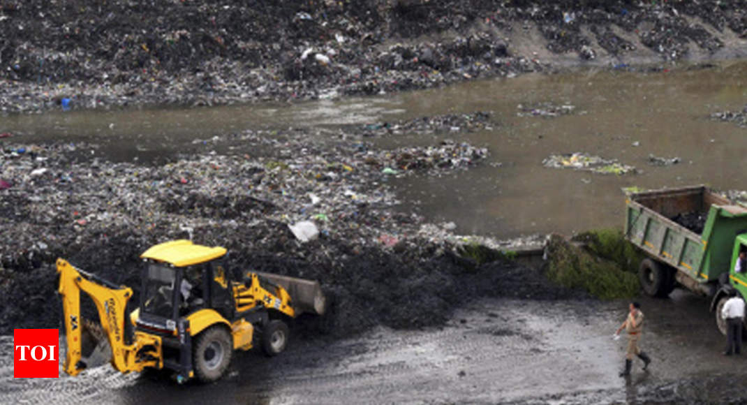 Ghazipur landfill collapse: A month on, pile of garbage strewn across road  unnerves residents