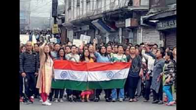 Protesters rule Darjeeling streets as Gurung defies call to lift bandh