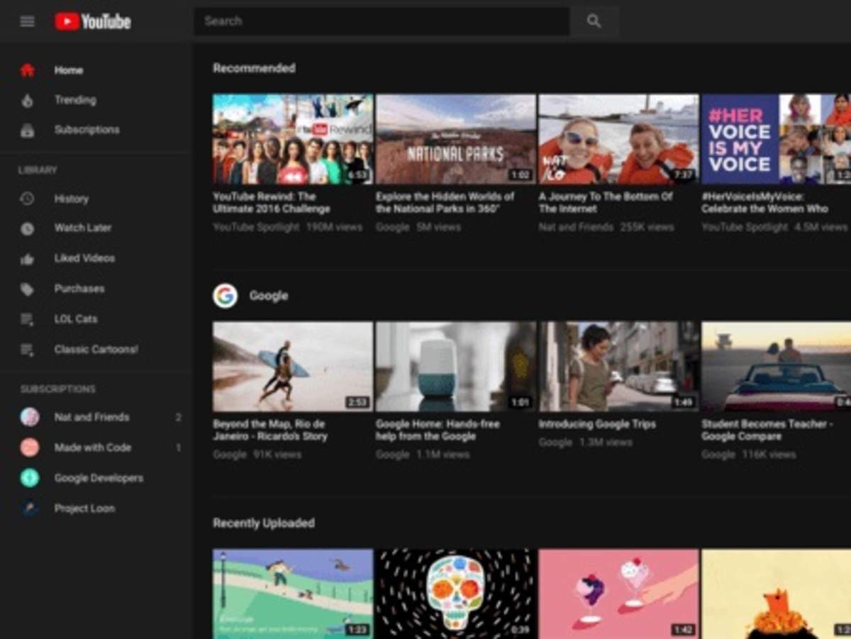 how-to-change-your-background-on-youtube-click-on-the-videos-tab-on-the-left-side-of