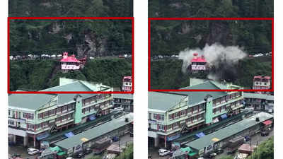 Massive landslide hits national highway near Shimla, several vehicles buried