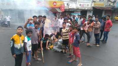 Nagpur people celebrated pola festival