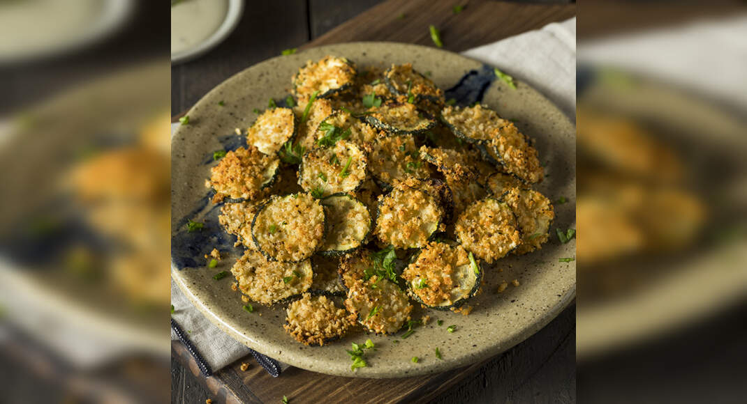 Zucchini Chips Recipe: How to Make Zucchini Chips Recipe | Homemade Zucchini Chips Recipe