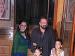 Sanjay Dutt with his family