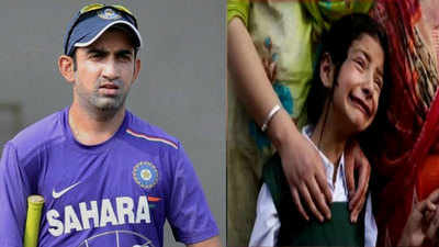'Zohra, mother earth can't bear weight of your pain,' says Gautam Gambhir to daughter of Kashmir martyr