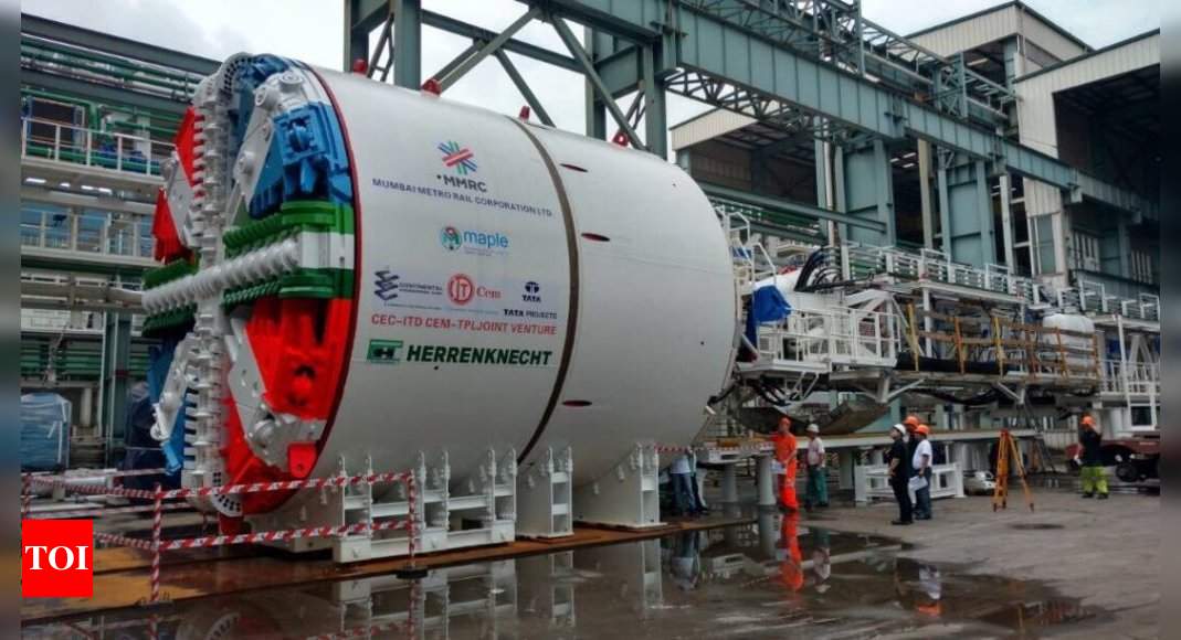 First Tunnel Boring Machine (TBM) Arrives For Underground Metro III ...