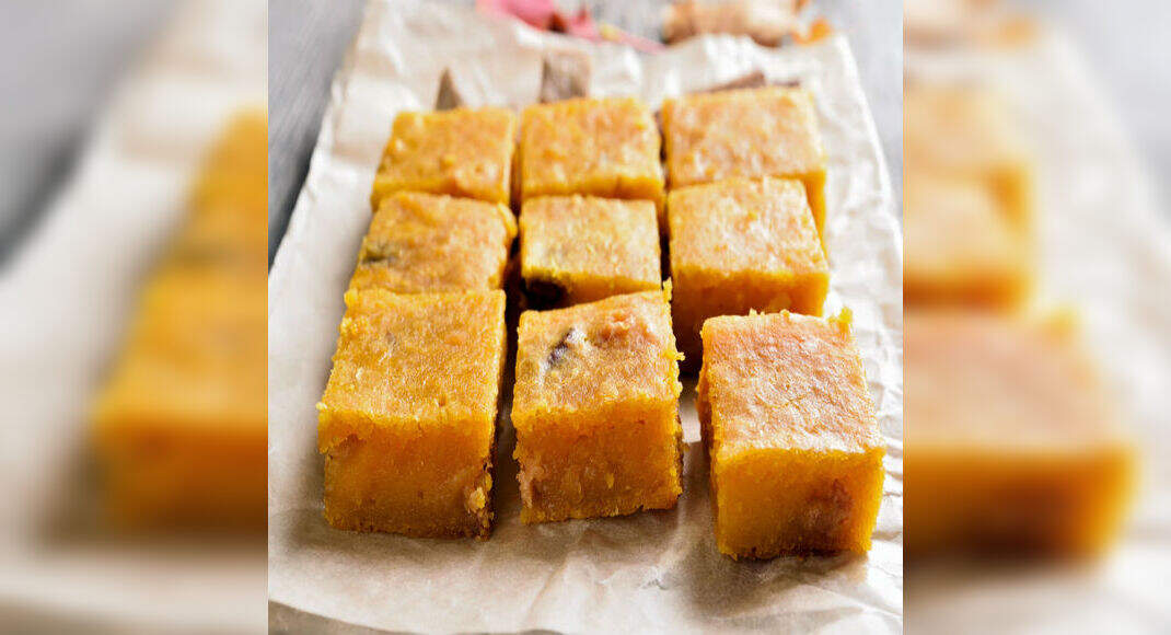 Carrot Bars Recipe: How to Make Carrot Bars Recipe | Homemade Carrot Bars Recipe