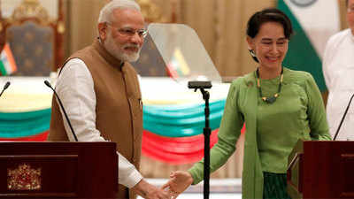 India shares Myanmar's concern about 'extremist violence': PM Modi