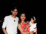 Harbhajan Singh and Geeta Basra with their daughter Hinaya Heer Plaha