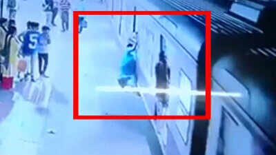 Woman Dragged By Train: Cop rescues woman dragged by train in ...