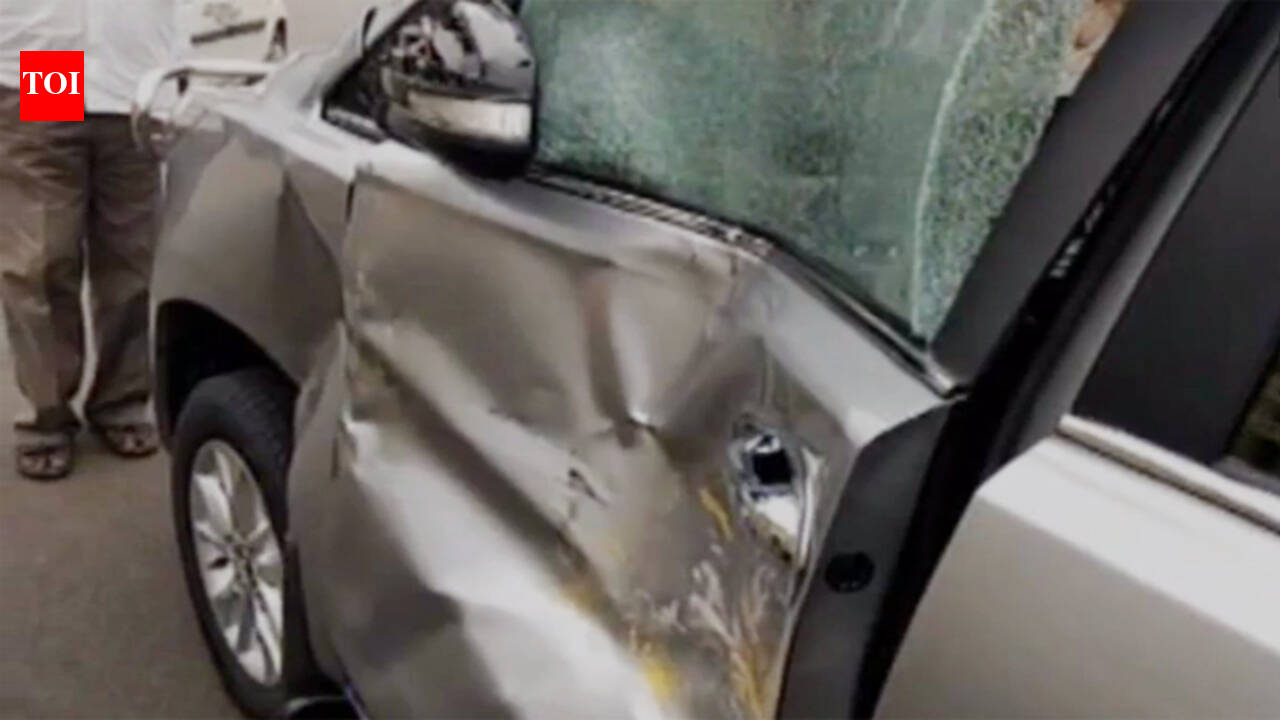 DMK MLA Karthik’s car collides with lorry in Coimbatore