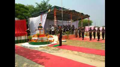 Army chief General Bipin Rawat visits village of Abdul Hamid in Ghazipur