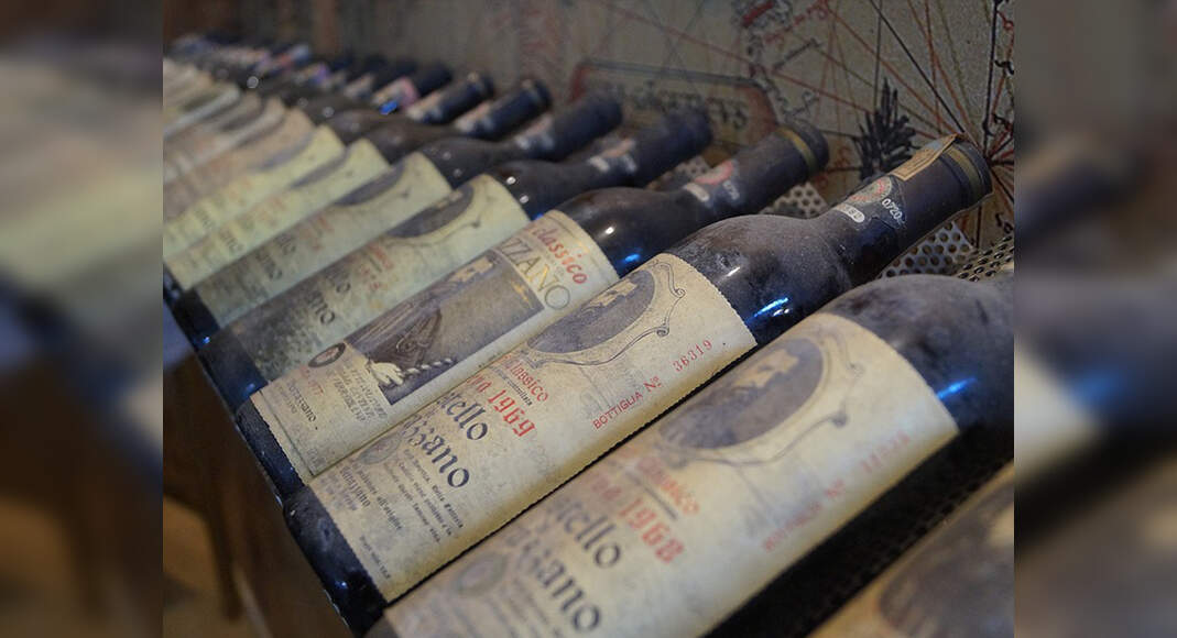 The logic behind storing wine bottles horizontally