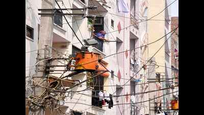 Hanging wires a threat