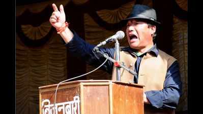 Tamang speaks for Morcha at meet, MLAs lend support