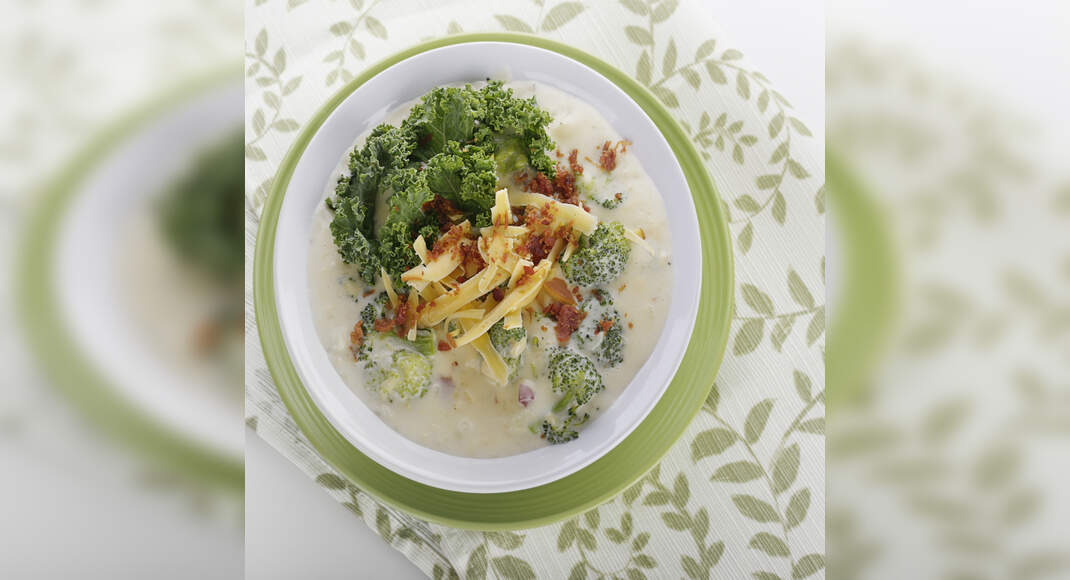 Broccoli Gouda Soup Recipe: How to Make Broccoli Gouda Soup Recipe | Homemade Broccoli Gouda Soup Re