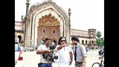 Lucknowite Siddharth Nagar shoots for his film in UP