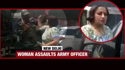 Delhi: Woman arrested for slapping army officer