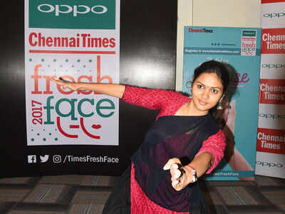 Nithyashri H was adjudged the winner of OPPO Chennai Times Fresh Face 2017 audition at Shri Shankarlal Sundarbai Shasun Jain College For Women