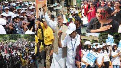 Thousands take pledge to end child exploitation at Kailash Satyarthi's Bharat Yatra