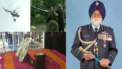 Watch: India gives last respect to Marshal Arjan Singh with 17-gun salute and fly past