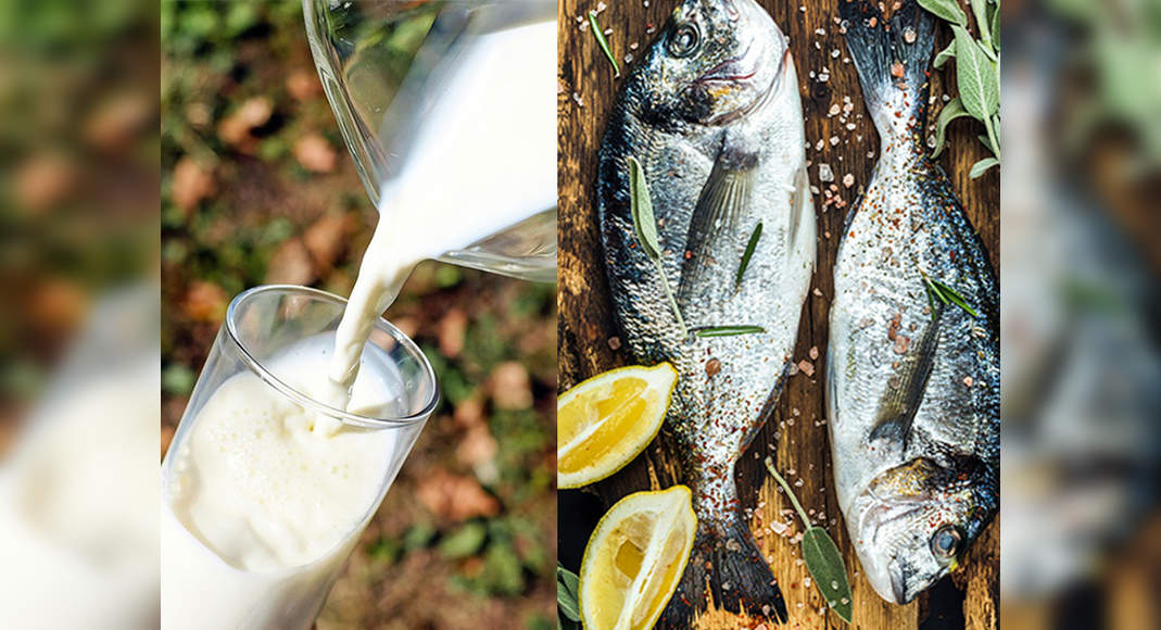 Is it healthy to drink milk after having fish? 