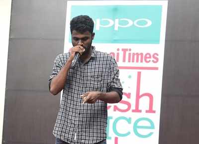 Nattaniah Merscy and Benny Swamidoss emerged winner at the OPPO Chennai Times Fresh Face 2017 audition at Madras Christian College in Chennai