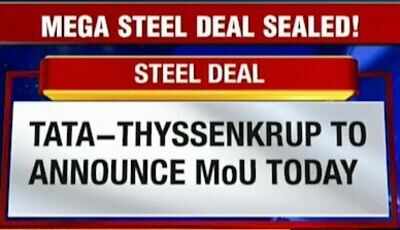 Tata Steel, Thyssenkrupp sign MoU for European Steel JV