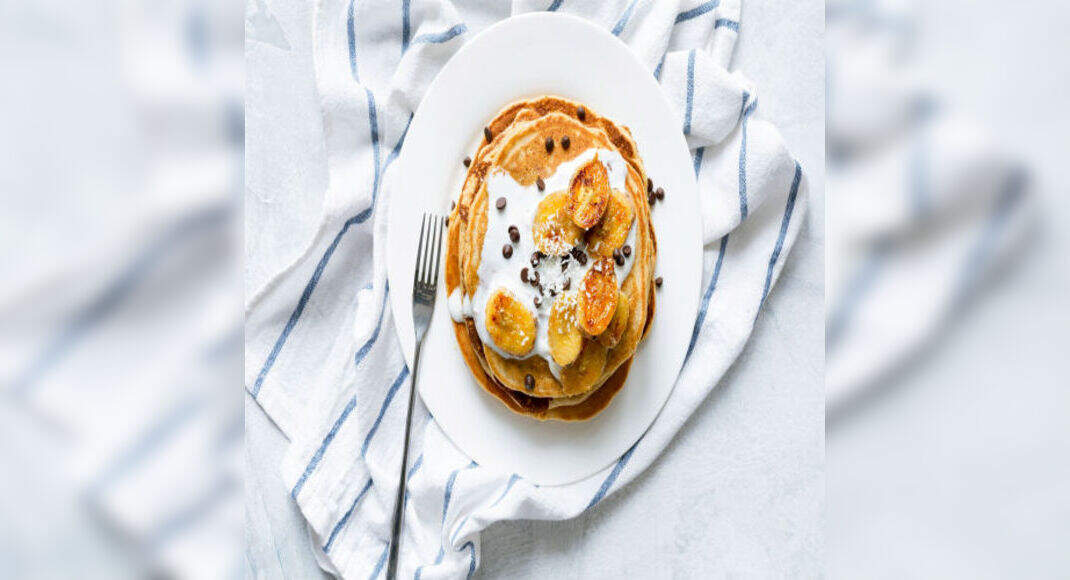 Banana and Chocolate Chip Pancakes Recipe: How to Make Banana and Chocolate Chip Pancakes Recipe | H