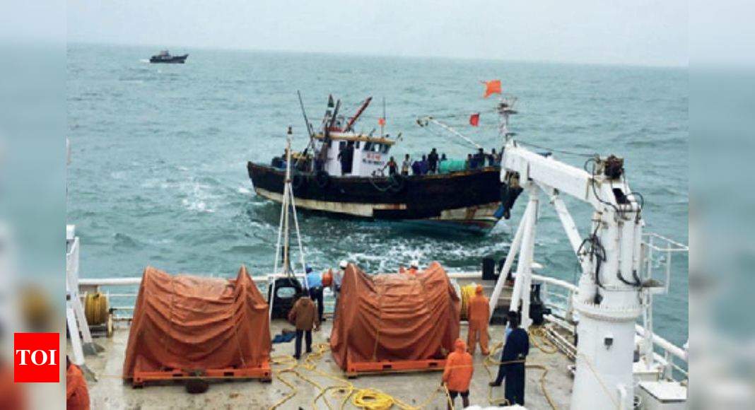 Coast Guard: Coast Guard rescues 14 stranded on fishing boat | Mumbai ...