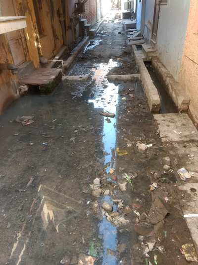 Pathetic condition of a street in Sultanpur