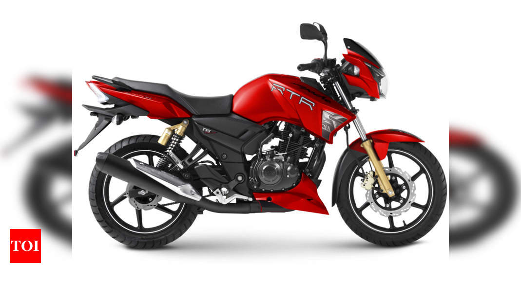 Tvs Motor Tvs Apache Rtr Series Gets New Matte Red Colour Times Of India
