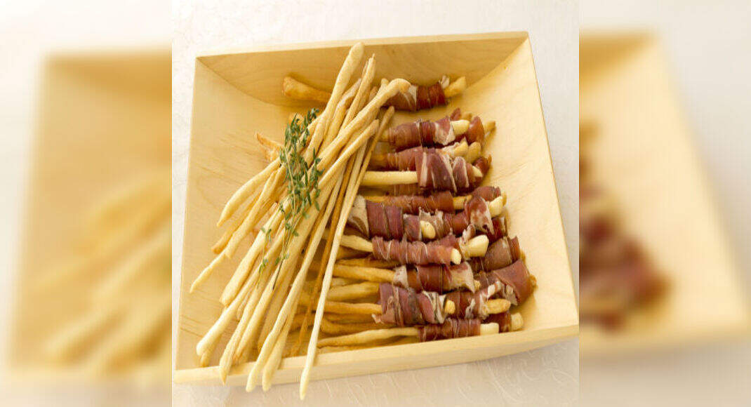 Bacon-Wrapped Bread Sticks Recipe: How to Make Bacon-Wrapped Bread Sticks Recipe | Homemade Bacon-Wr