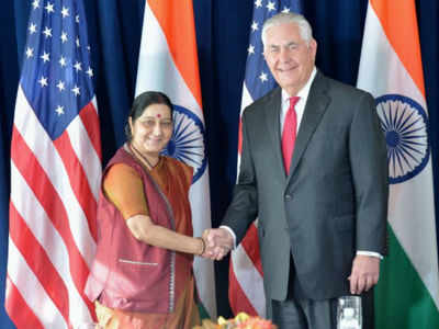 Swaraj meets Tillerson, discusses bilateral ties
