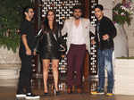 Sidharth Malhotra, Arjun Kapoor, Neha Dhupia and Aditya Roy Kapur at dinner party