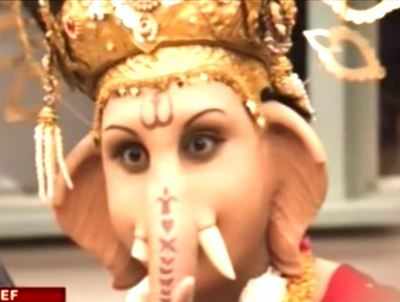Australian Hindus protest against controversial Ganesha advertisement