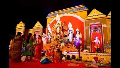 Goddess Durga compelled to shift base due to space constraints