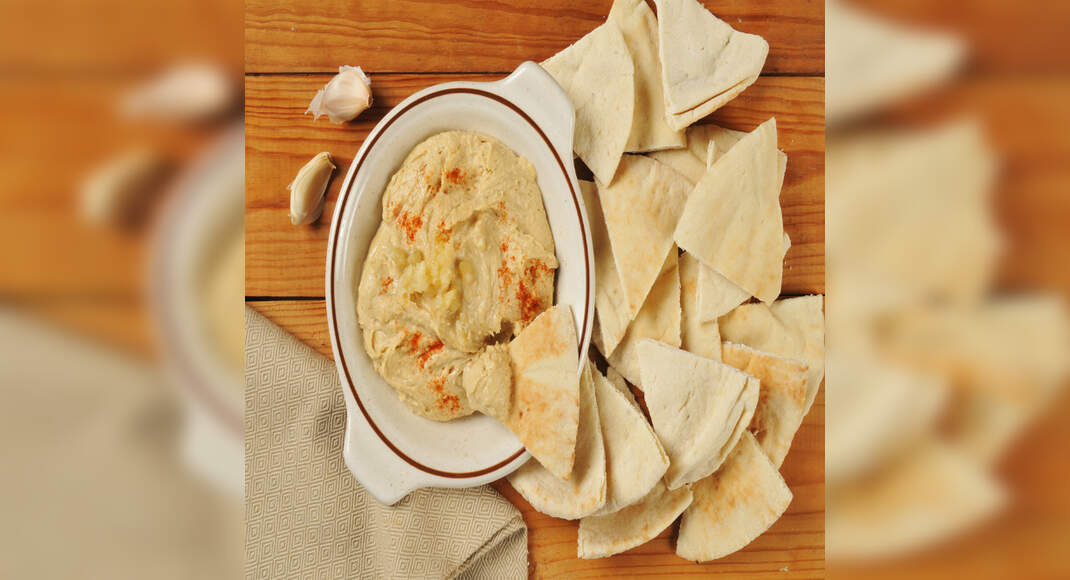 Salted Pita Wedges Recipe: How to Make Salted Pita Wedges Recipe | Homemade Salted Pita Wedges Recip