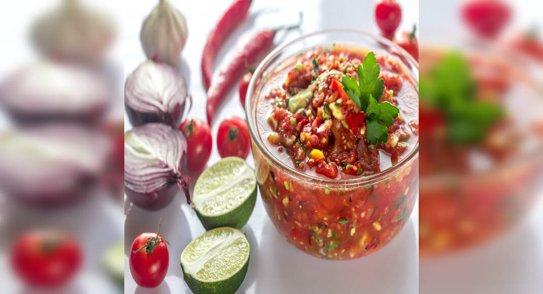 Restaurant-Style Tomato Salsa Recipe: How to Make Restaurant-Style Tomato Salsa Recipe | Homemade Restaurant-Style Tomato Salsa Recipe